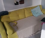 Sofa,3 krzesla,9 pudeł 60/40,mały fotel,mały stół,drobne rzeczy(lampa,drabinka,odkurzacz itp)