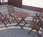 meble ogrodowe  stól + 4 krzesła