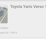 Toyota Yaris Verso